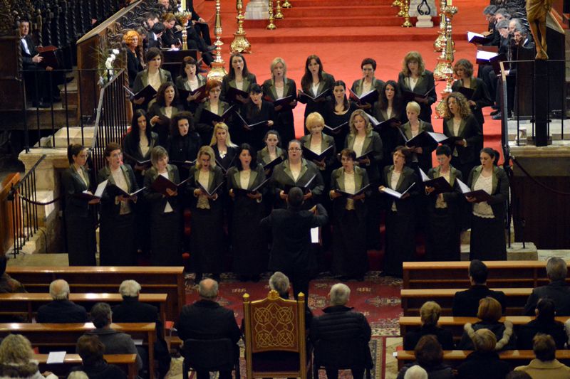 Obljetnički koncert HPGD Zoranić u katedrali, foto: I. Perinčić