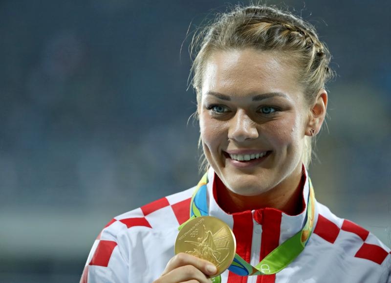 PI Rio de Janeiro, ceremonija dodjele medalja u ženskom disku: zlatnu medalju osvojila je Sandra Perković. Photo: Igor Kralj/PIXSELL PI Rio de Janeiro, ceremonija dodjele medalja u ženskom disku: zlatnu medalju osvojila je Sandra Perković. Photo: Igor Kralj/PIXSELL