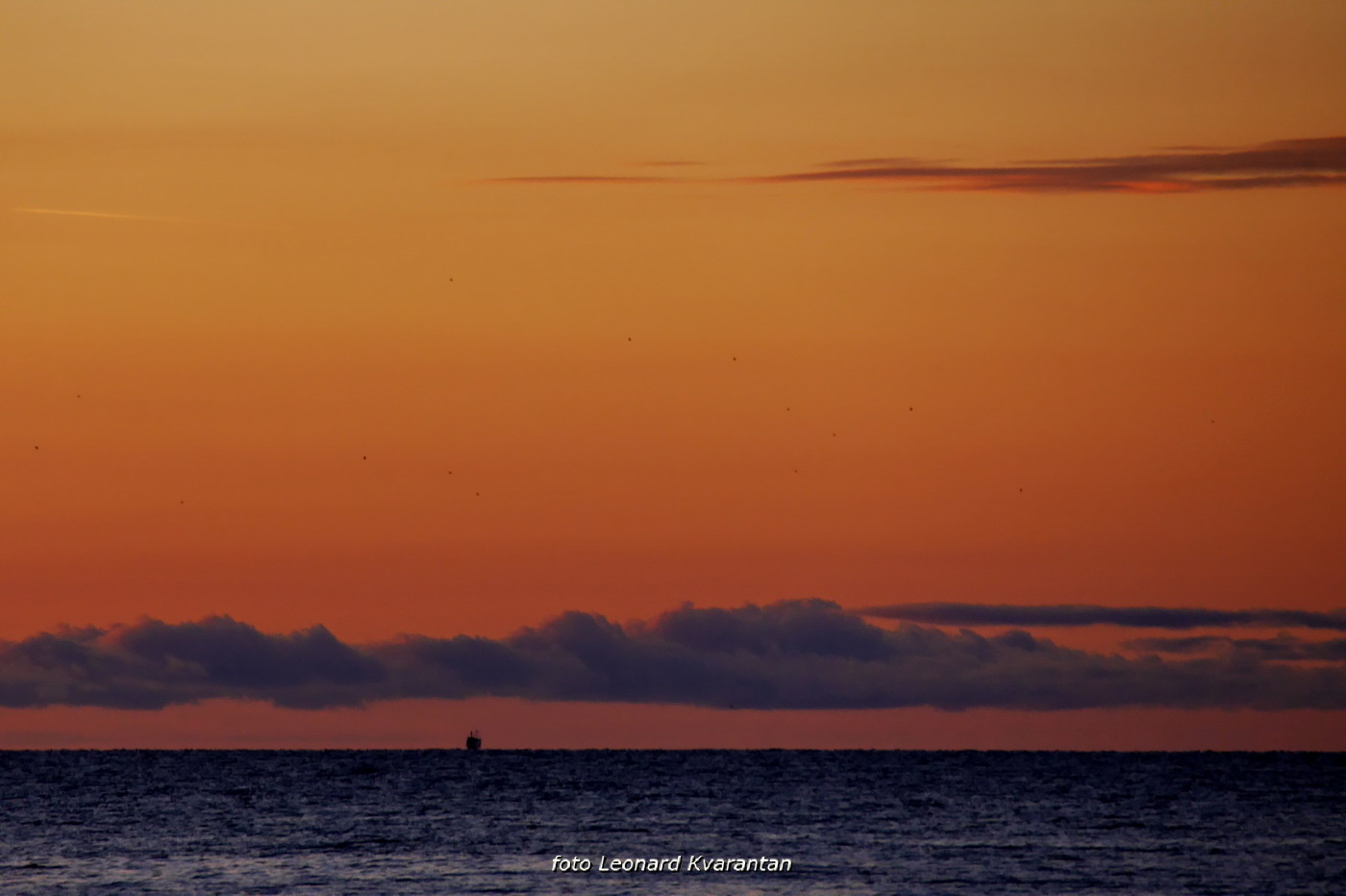 Prekrasan listopadski zalazak sunca u Zadru Prekrasan listopadski zalazak sunca u Zadru