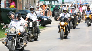 Karusel bikera na Branimirovoj obali u Zadru, Foto: Mladen Malik