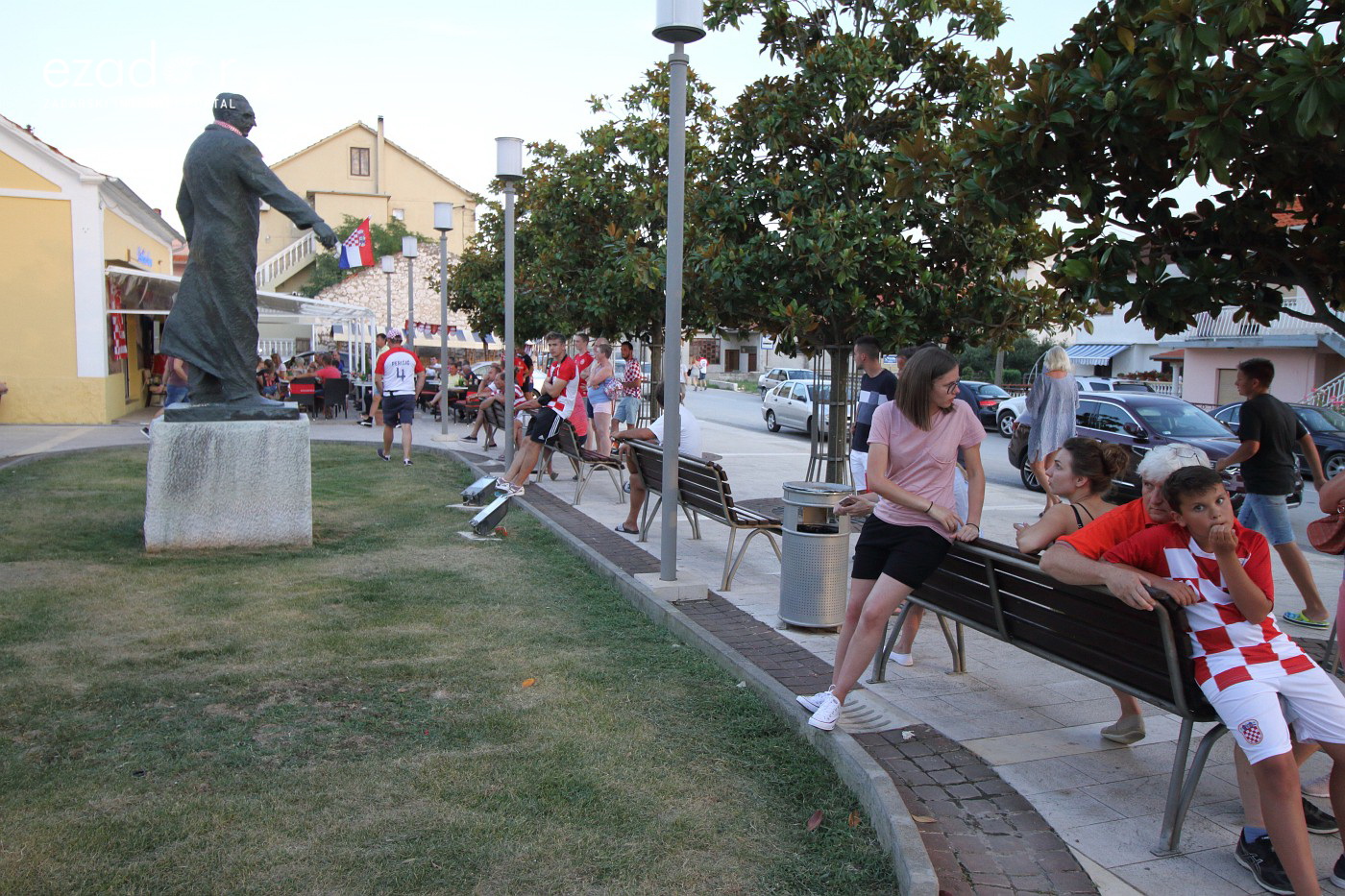 Bibinje: Navijanje za Vatrene i fešta nakon pobjede nad Engleskom