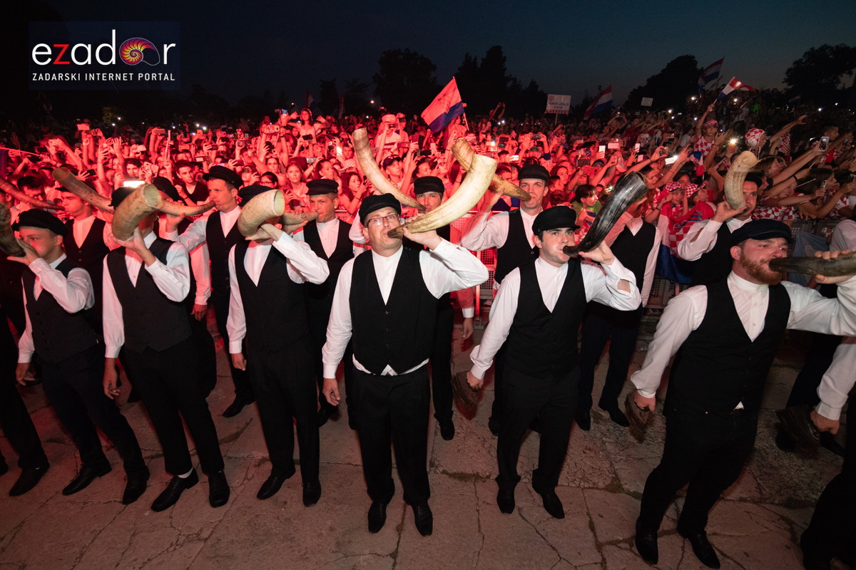 Veličanstven doček četvorice zadarskih Vatrenih