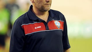 Sibenik, 200811.
Susret 5. kola 1. HNL izmedju Sibenika i Zadra.
Na slici: trener Sibenika Vjekoslav Lokica.
Foto: Paun Paunovic  / CROPIX