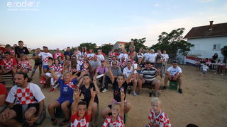 Bibinje: Navijanje za Vatrene i fešta nakon pobjede nad Engleskom