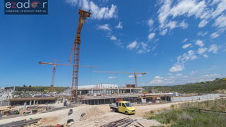 Radovi na proširenju trgovačkog centra Supernova Zadar