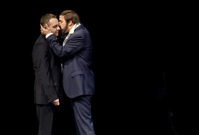 08.11.2013., Zagreb – Premijera predstave Osmi povjerenik, po romanu Renata Baretica, u reziji Sase Anocica. Photo: Daniel Kasap/PIXSELL