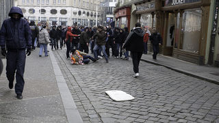 Zadarski branitelji na prosvjedu u Zagrebu 26. veljace 2011, Foto: Leo Banic Zadarski branitelji na prosvjedu u Zagrebu 26. veljace 2011, Foto: Leo Banic