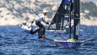OI Pariz 2024: Braća Fantela u klasi 49er na regatnom polju u Marseilleu