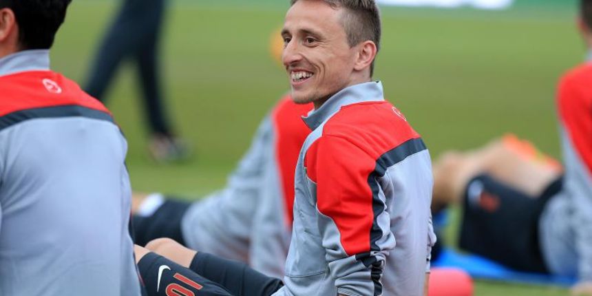 Osijek, Stadion Gradski vrt – Vecernji trening Hrvatske nogometne reprezentacije uoci prijateljske utakmice s Malijem. Luka Modric. Photo: Davor Javorovic/PIXSELL