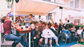 Euro 2016: Utakmica između Hrvatske i Češke gledala se u brojnim zadarskim lokalima i kafićima.