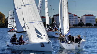 Zadarska Koka 2016. gledana s mora. Foto: Leonard Kvarantan Zadarska Koka 2016. gledana s mora. Foto: Leonard Kvarantan