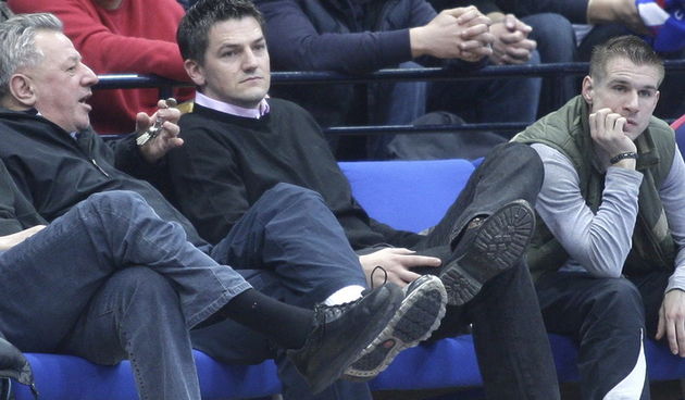 Zagreb, 100211.
KC Drazen Petrovic.
Zavrsnica kosarkaskog kupa Kresimir Cosic, finalna utakmica Zagreb CO – Zadar
Na slici: Izbornik Hrvatske kosarkaske reprezentacije Joke Vrankovic.
Foto: Nenad Dugi / Cropix