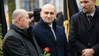 Zadar: Odavanje počasti kod spomenika hrvatskim braniteljima povodom obljetnice VRO Maslenica Zadar: Odavanje počasti kod spomenika hrvatskim braniteljima povodom obljetnice VRO Maslenica