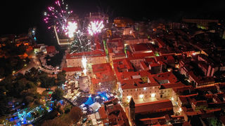 Pogled iz zraka: Svečano otvorenje manifestacije “Advent u Zadru”