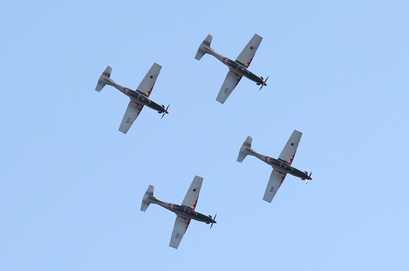 Šibenik: Akrobacijska grupa Krila oluje nakon 8 godina nastupila na Dječjem festivalu, Photo: Dusko Jaramaz/PIXSELL