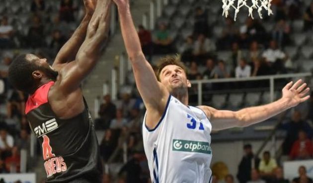 24.09.2015., Zadar – Zadar Dogus Basketball Tournament, KK Zadar – Olympiakos. Patric Young Photo: Dino Stanin/PIXSELL