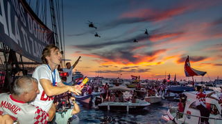 Veličanstven doček četvorice zadarskih Vatrenih od Gradskog mosta do Foruma