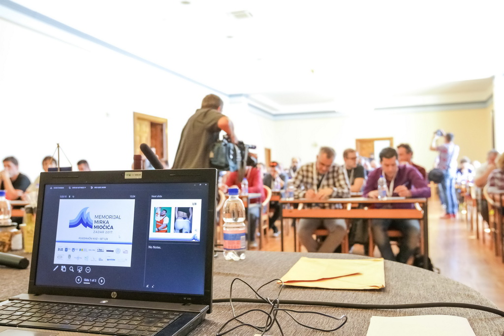 Memorijal Mirko Miočić: registracija natjecatelja i individualni kviz Memorijal Mirko Miočić: registracija natjecatelja i individualni kviz