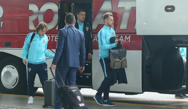 Odlazak hrvatskih nogometnih reprezentativaca u Grcku