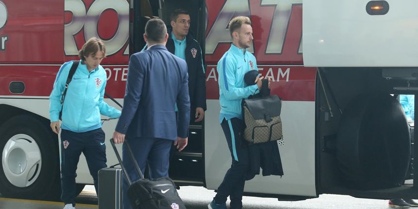 Odlazak hrvatskih nogometnih reprezentativaca u Grcku