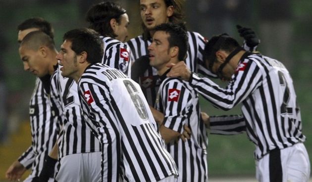 Slavlje nogometaša Udinesea (Foto:Reuters@daylife.com)