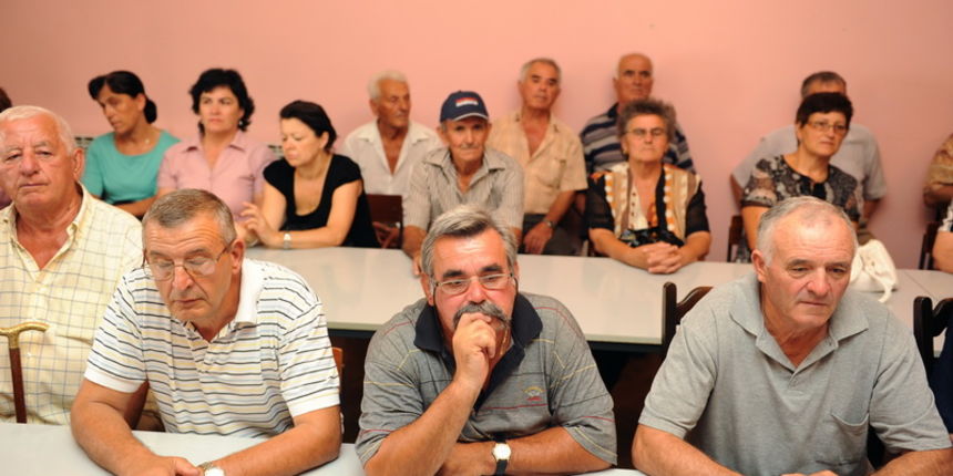 Zadar, 020911.
Danas je u domu sindikata odrzan skup bivsih zaposlenika  iz bivsih tvrtki (poduzeca) koje su likvidirane kroz pretvorbu, privatizaciju i stecajne postupke kao sto su Transport, Croatia Zadar line, Tvornica koze, Bagat, Plodine, Tekstilna i