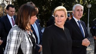 Predsjednica Kolinda Grabar Kitarović na svečanoj sjednici županijske skupštine, foto: Dino Stanin/PIXSELL