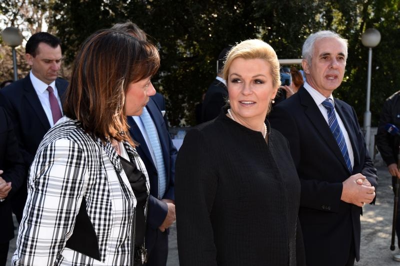 Predsjednica Kolinda Grabar Kitarović na svečanoj sjednici županijske skupštine, foto: Dino Stanin/PIXSELL