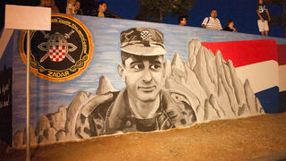 Bili Brig kod Ošk. Zadarski otoci: Svečanost imenovanja trga po D.T. Gavranu, foto: Darko Belančić