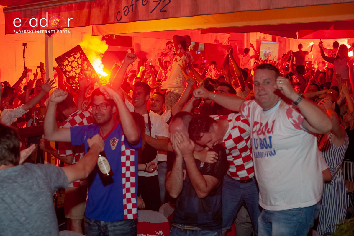 Zadar je gorio: Velika fešta nakon plasmana Vatrenih u polufinale Svjetskog prvenstva