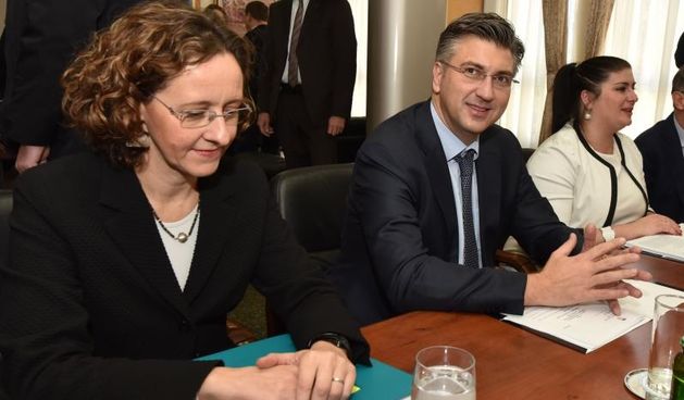 Nina Obuljen Korzinek i Andrej Plenkovic