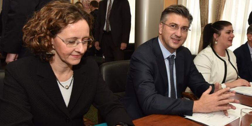 Nina Obuljen Korzinek i Andrej Plenkovic