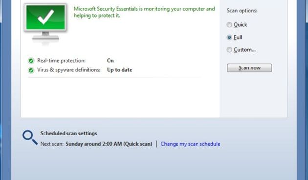 Microsoft Security Essentials (foto: bug.hr)