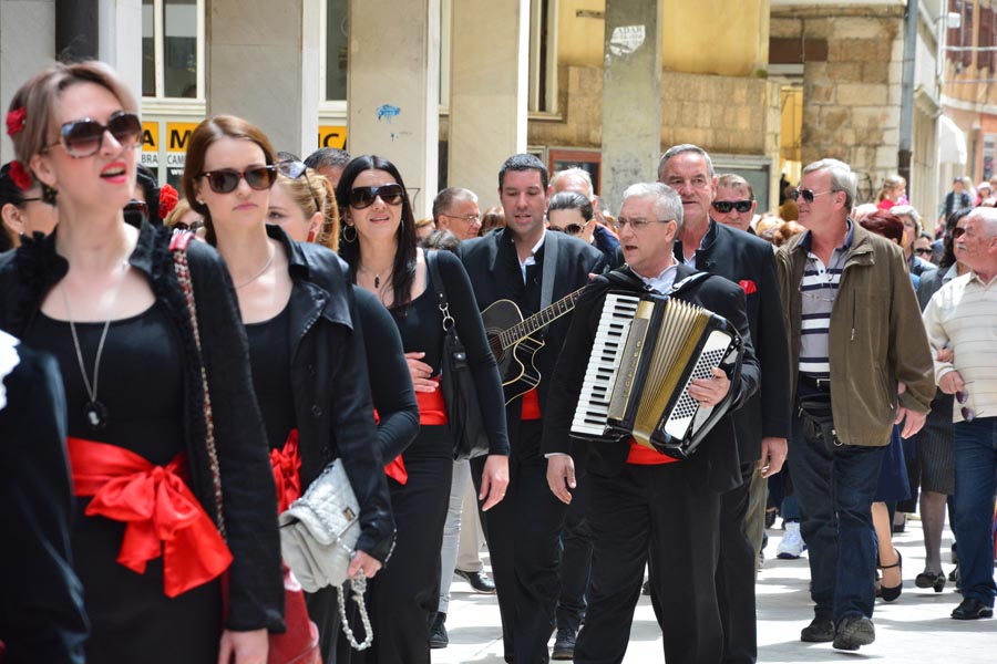 Predstavljanje svečane zadarske pučke nošnje, foto: Iva Perinčić Predstavljanje svečane zadarske pučke nošnje, foto: Iva Perinčić