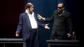 08.11.2013., Zagreb – Premijera predstave Osmi povjerenik, po romanu Renata Baretica, u reziji Sase Anocica. Photo: Daniel Kasap/PIXSELL