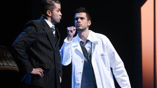 U Velikoj dvorani Vatroslava Lisinskog odrzana je premijera mjuzikla Pacijenti. Libreto je napisao Miro Gavran, glazbu Tonci Huljic, tekstove Vjekoslava Huljic, Igor Weidlich je dramaturg, a reziser mjuzikla je Igor Barberic. Photo: Davor Visnjic/PIXSELL U Velikoj dvorani Vatroslava Lisinskog odrzana je premijera mjuzikla Pacijenti. Libreto je napisao Miro Gavran, glazbu Tonci Huljic, tekstove Vjekoslava Huljic, Igor Weidlich je dramaturg, a reziser mjuzikla je Igor Barberic. Photo: Davor Visnjic/PIXSELL