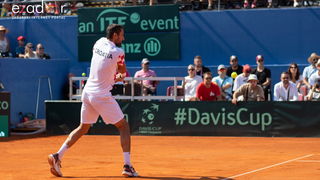 Davis Cup: Vruća navijačka atmosfera u meču Ćilića i Querreya