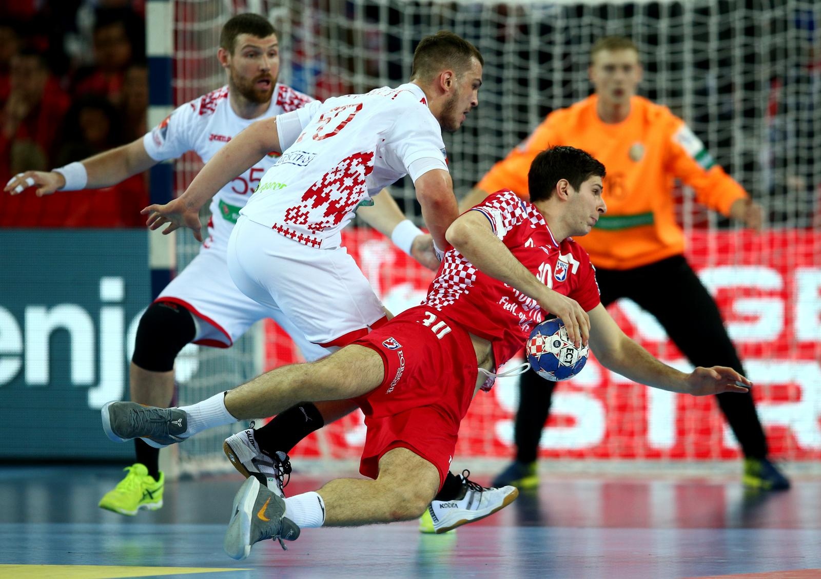 Arena Zagreb, Europsko rukometno prvenstvo, skupina I, 1. kolo, Hrvatska – Bjelorusija. Arena Zagreb, Europsko rukometno prvenstvo, skupina I, 1. kolo, Hrvatska – Bjelorusija.