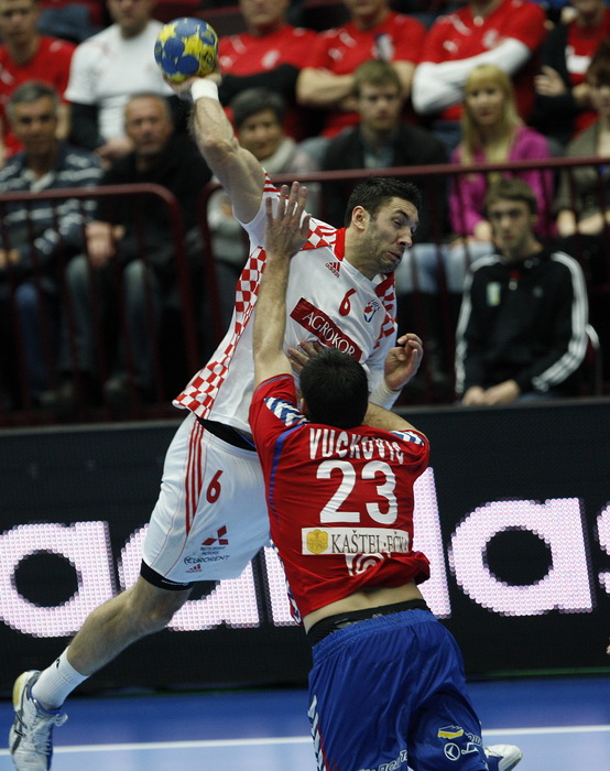 Malmo, 190111.
Malmo Arena, 22. svjetsko rukometno prvenstvo, utakmica izmedju Hrvatske i Srbije.
Na fotografiji: Blazenko Lackovic.
Foto: Ante Cizmic / CROPIX Malmo, 190111.
Malmo Arena, 22. svjetsko rukometno prvenstvo, utakmica izmedju Hrvatske i Srbije.
Na fotografiji: Blazenko Lackovic.
Foto: Ante Cizmic / CROPIX