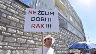 ‘Ne želim dobiti rak!’ Mještani prosvjedovali protiv postavljanja bazne stanice Tele 2