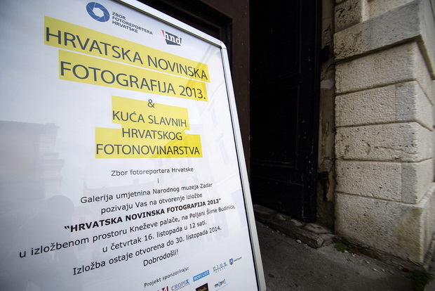 Kneževa palača: Otvorenje izložbe “Hrvatska novinska fotografija 2013.”, Foto: Marin Pitton