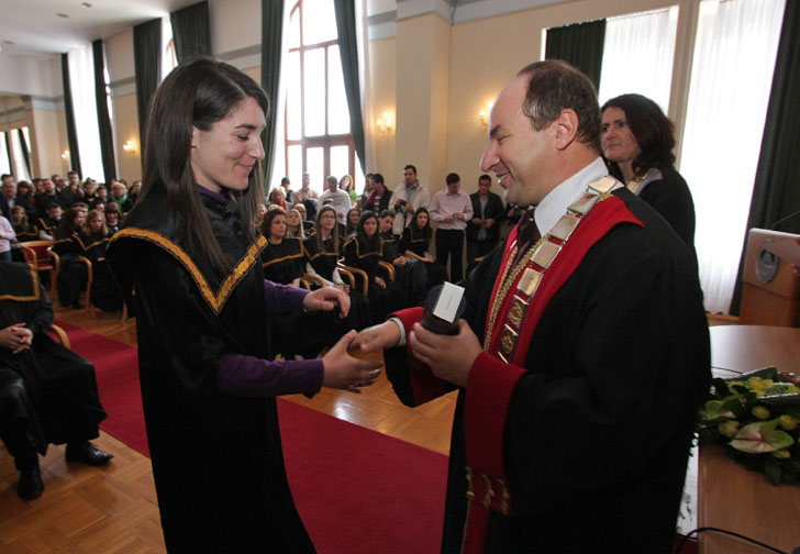 Promocija diplomiranih studenata, 7. ožujka 2009. (foto: Marin Gospić)