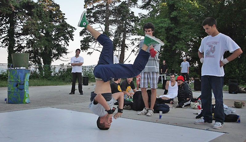 Grafiti, Hip hop & Break battles – Kapetanski park (foto: Marin Gospić)