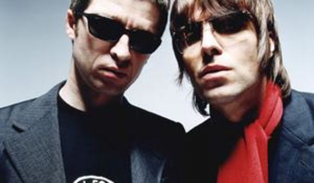 Top of the pops … Noel and Liam Gallagher of Oasis.