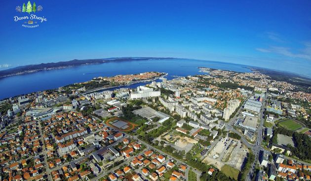 Panorama Zadra iz zraka. Zadar iz zraka