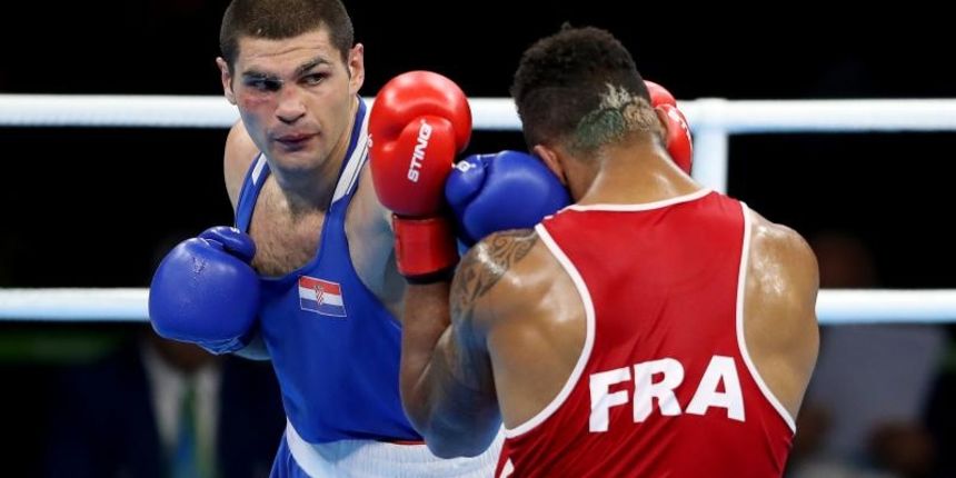 Olimpijske igre Rio 2016. Boks, polufinale u teskoj kategoriji +91kg. Filip Hrgovic (Hrvatska) – Tony Victor James Yoka (Francuska). Photo: Igor Kralj/PIXSELL Olimpijske igre Rio 2016. Boks, polufinale u teskoj kategoriji +91kg. Filip Hrgovic (Hrvatska) – Tony Victor James Yoka (Francuska). Photo: Igor Kralj/PIXSELL