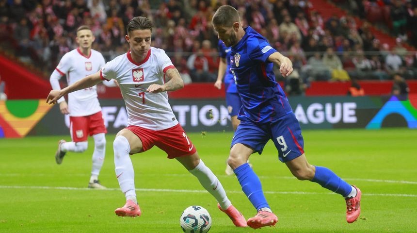 UEFA Liga nacija, Liga A, skupina 1, 4. kolo, Poljska – Hrvatska 3-3, Kramaric