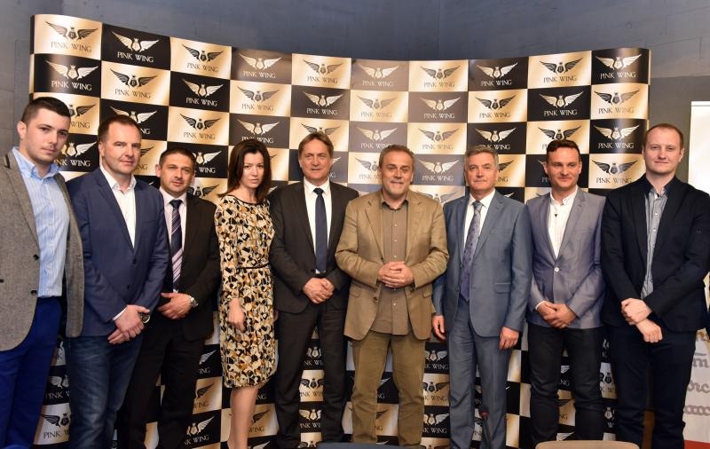 Predstavljen gastro-turistički projekt Pink Wing. Photo: Hrvoje Jelavić/PIXSELL Predstavljen gastro-turistički projekt Pink Wing. Photo: Hrvoje Jelavić/PIXSELL