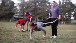 Trening zadarskih ragbijaša u Zemuniku (foto:Saša Čuka)