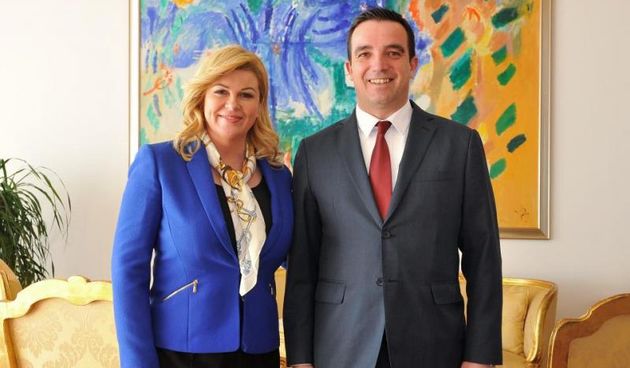 Predsjednica s novim ministrom obrane Foto: Domagoj Opačak